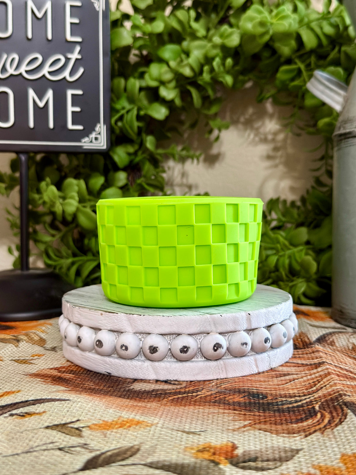 Tumbler Boot - Waffle (Neon Green)