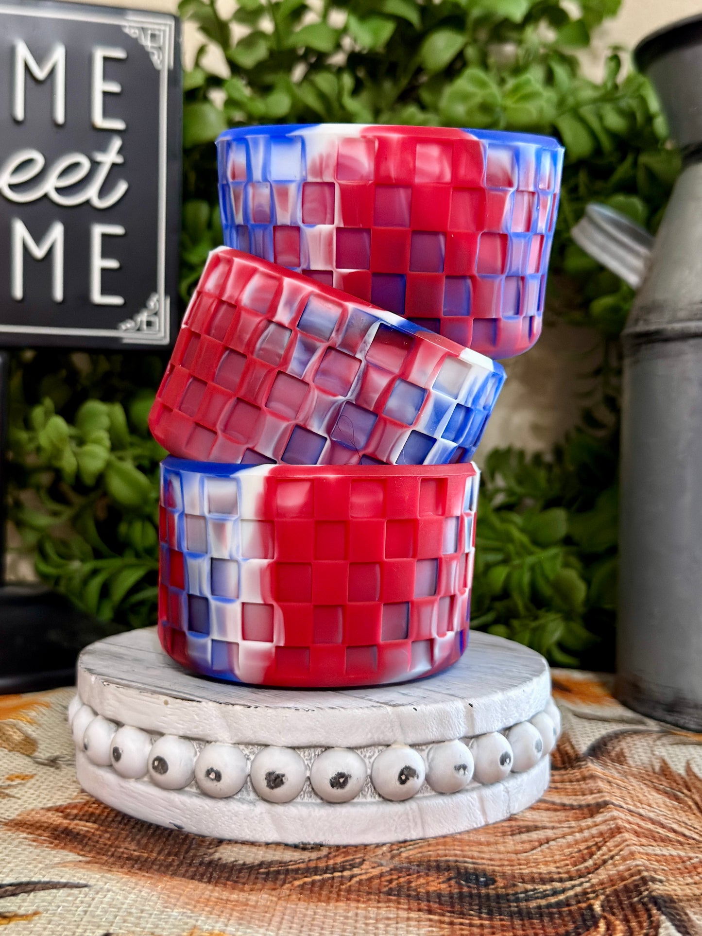 Tumbler Boot - Waffle (Patriotic)