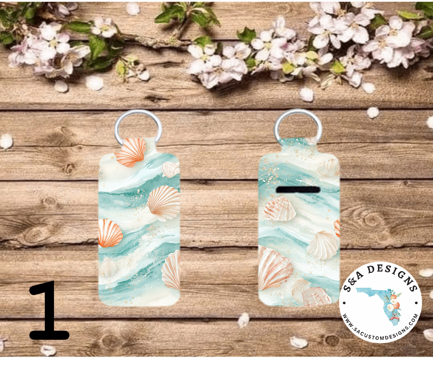 Neoprene Chapstick Keychain
