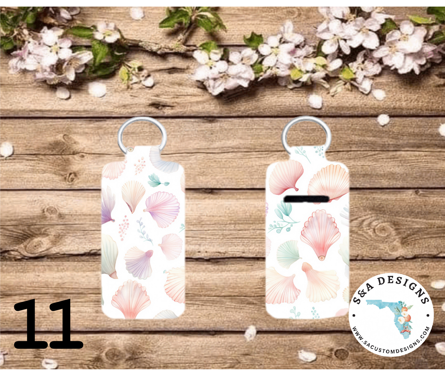 Neoprene Chapstick Keychain