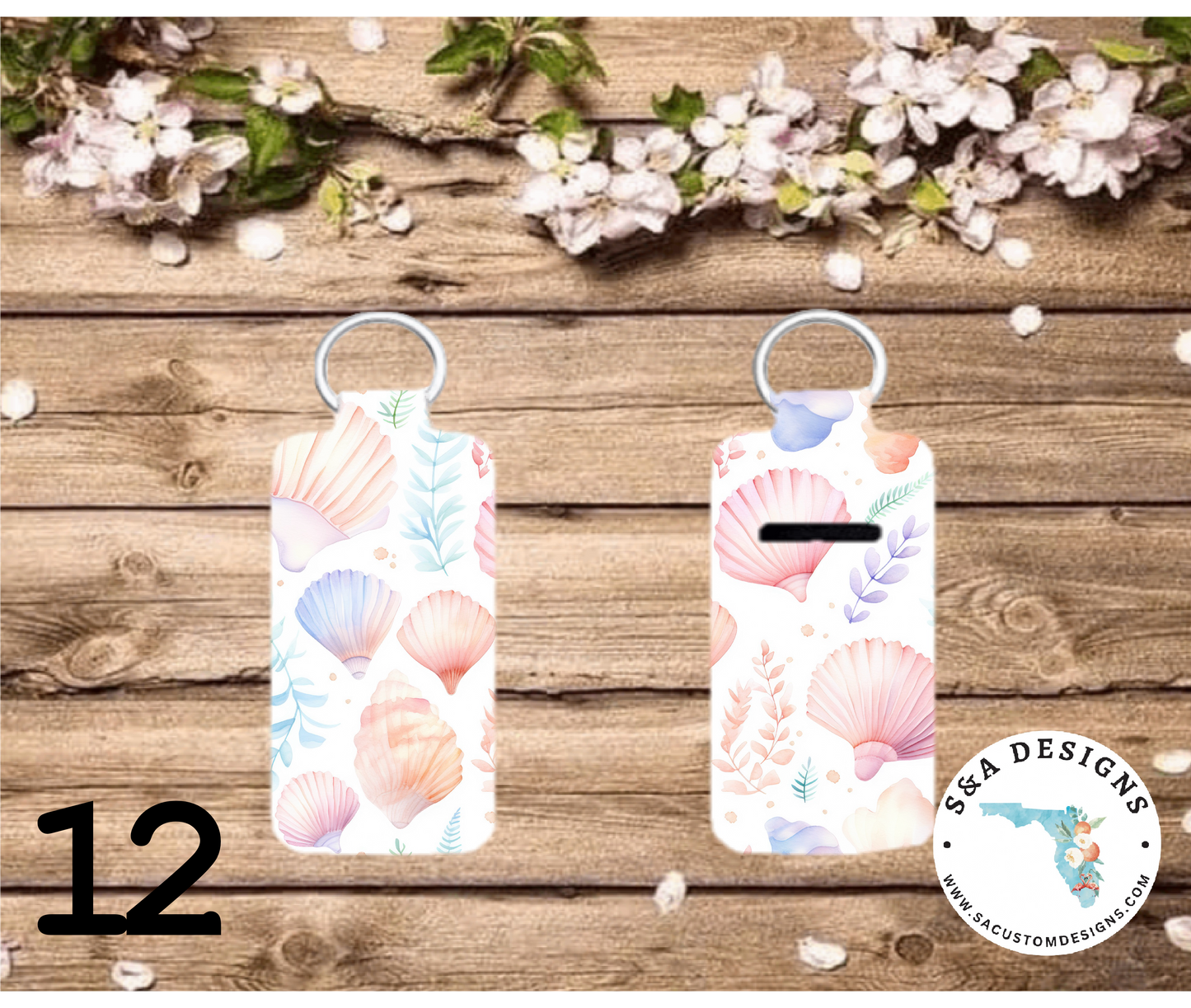 Neoprene Chapstick Keychain