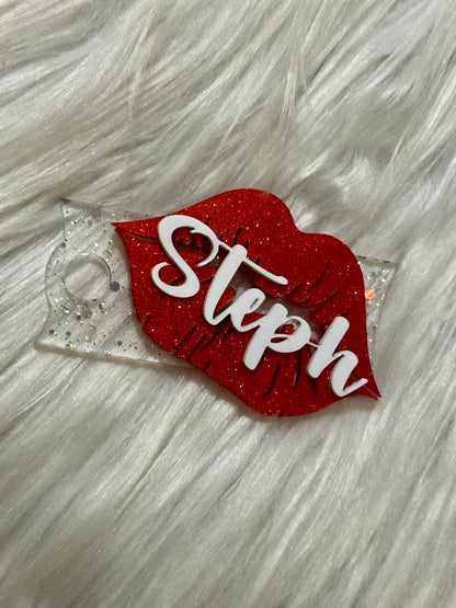 Custom nameplate tumbler Topper