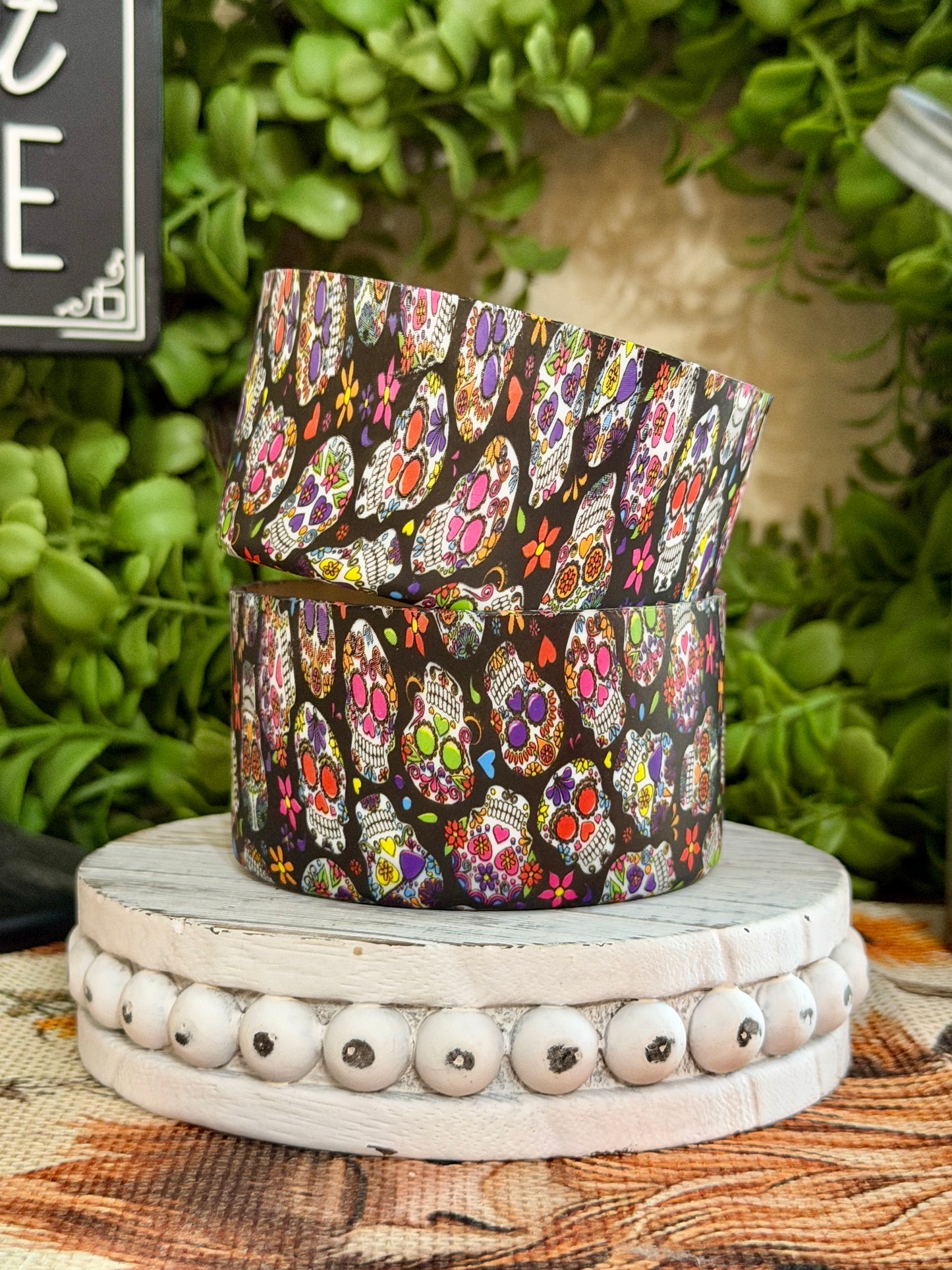 Sugar Skull Tumbler Boot