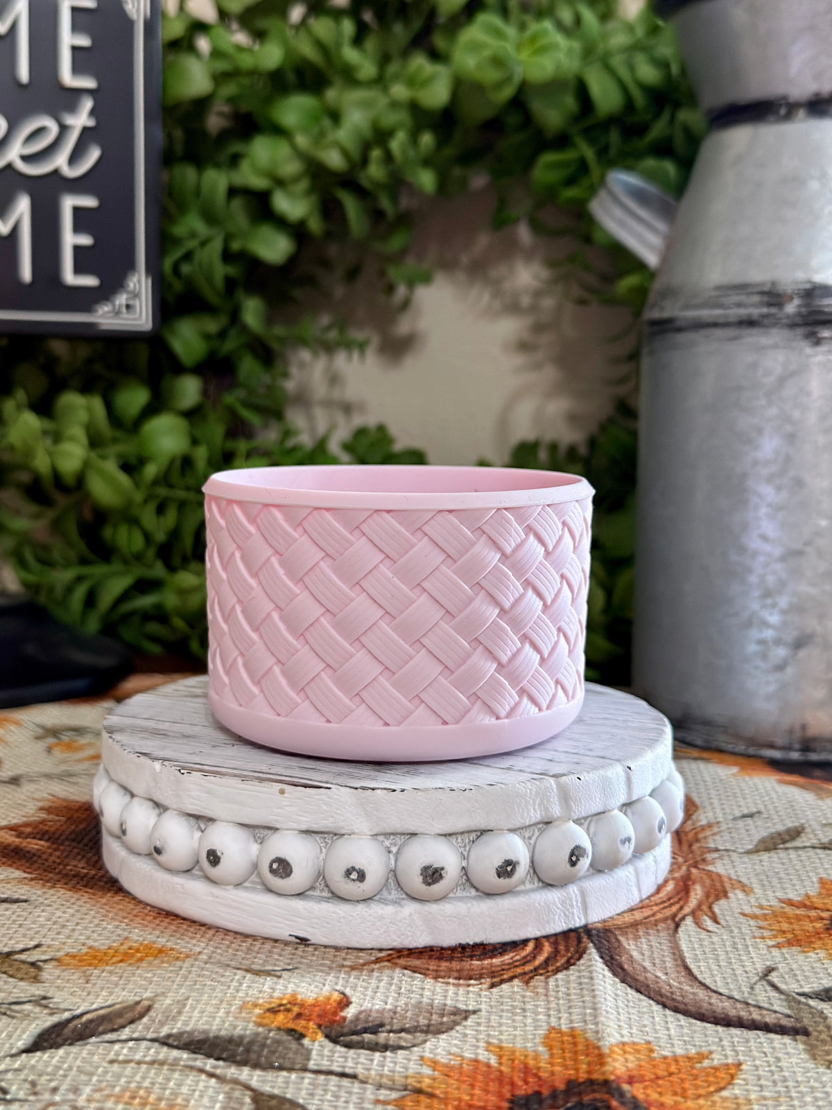 Tumbler Boot - Weave (Baby Pink)