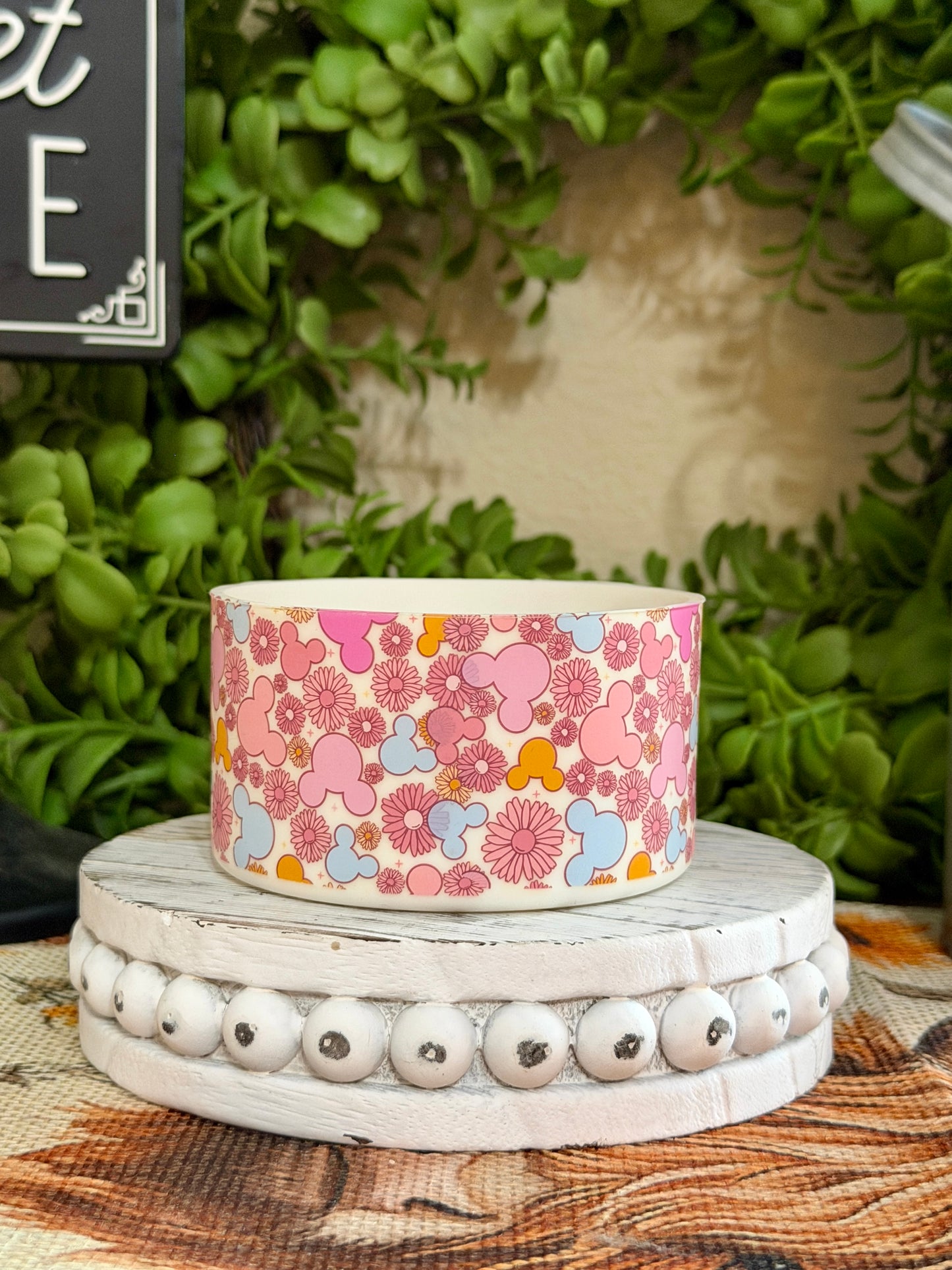 Mouse Ear Floral Tumbler Boot