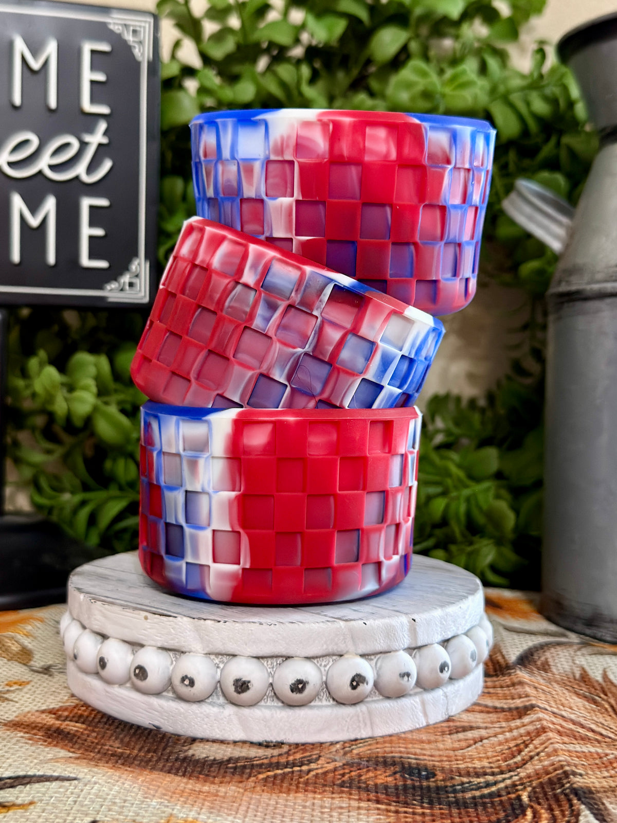 Tumbler Boot - Waffle (Patriotic)