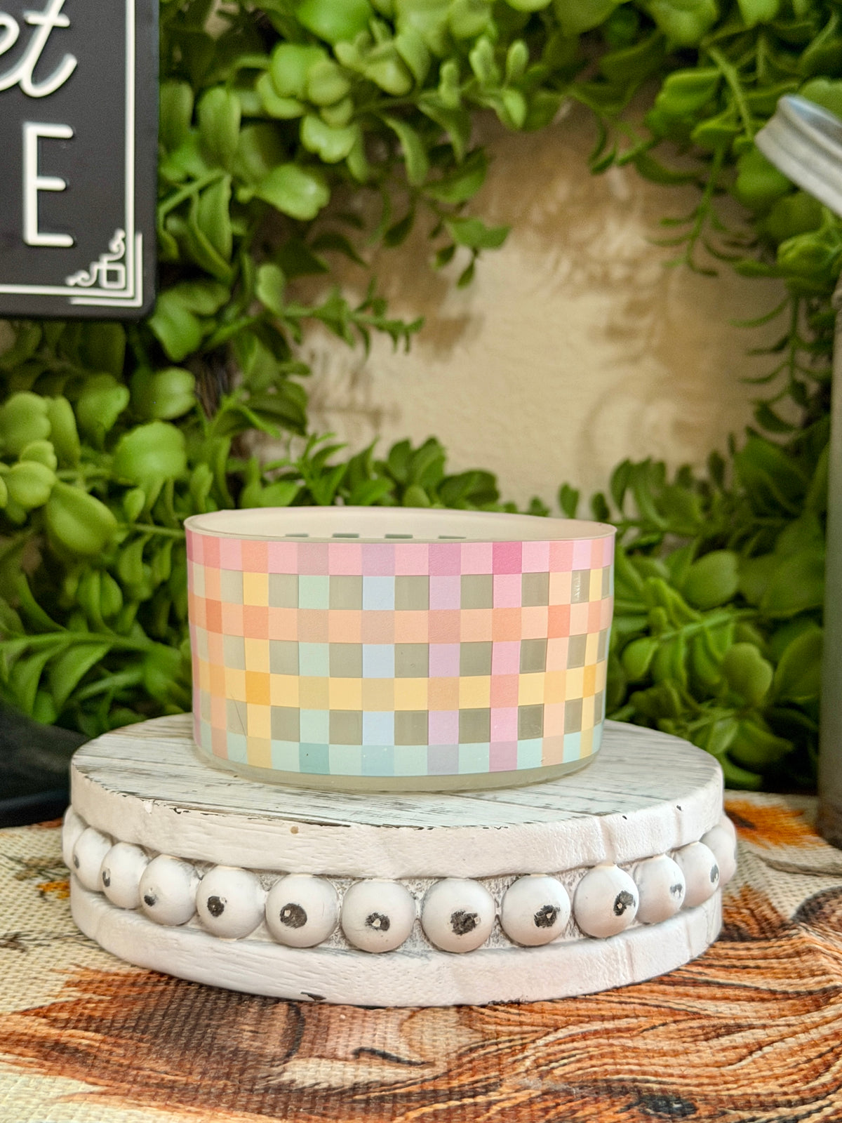 Pastel Weave Tumbler Boot