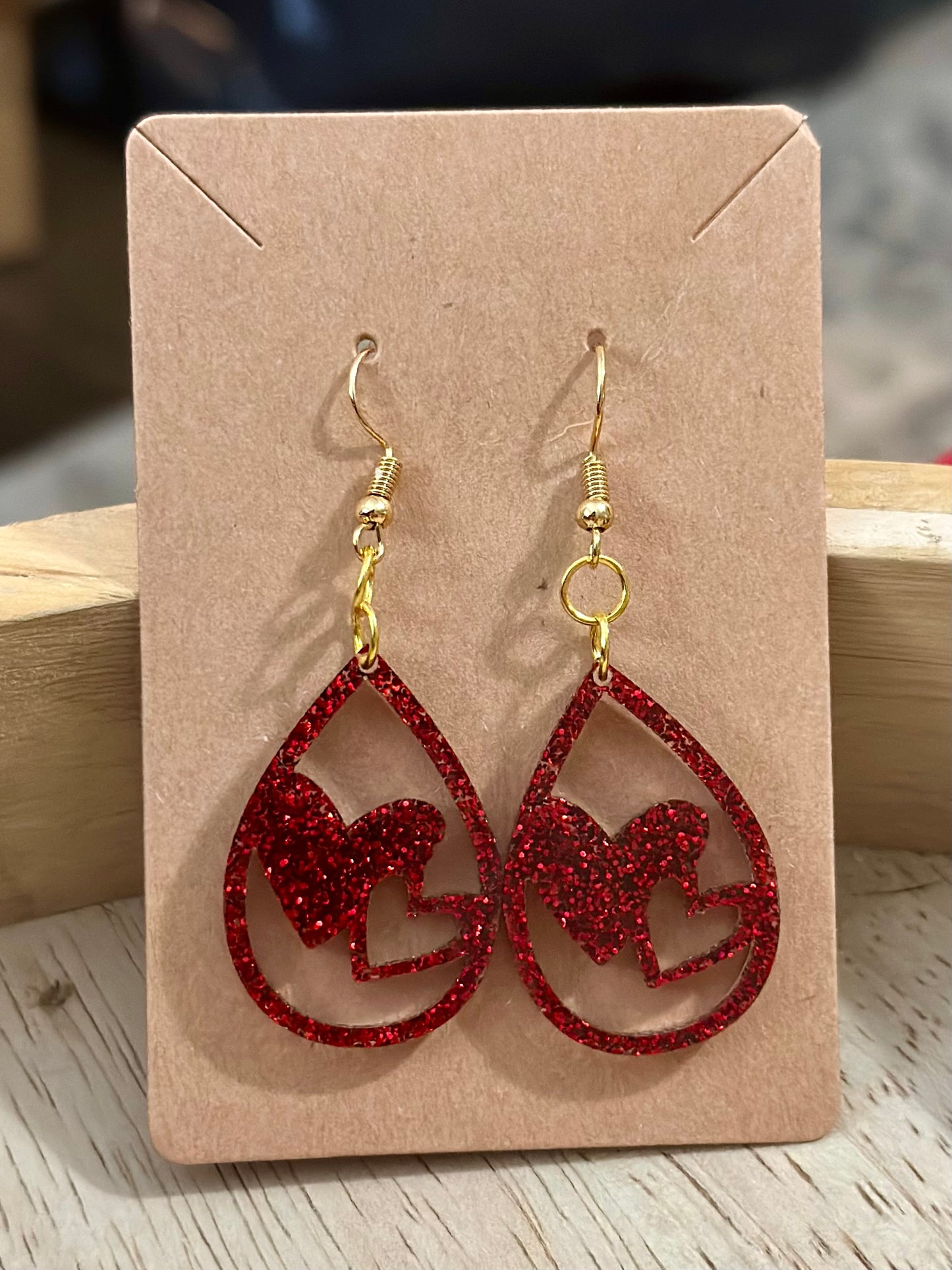 Valentine’s Dangle earrings