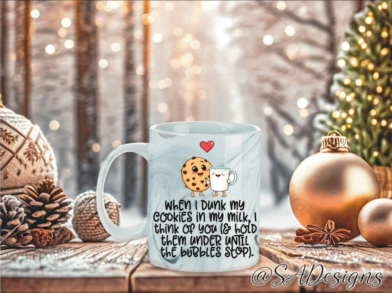 Cookies n Milk Funny Coffee cups