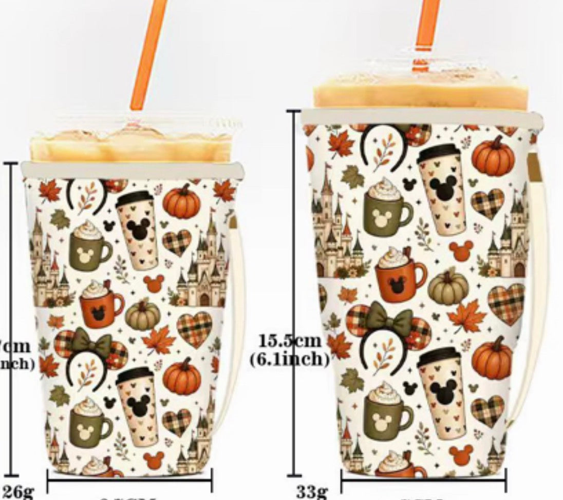 Neoprene Drink Sleeves - Fall Mouse (Pre-Order)