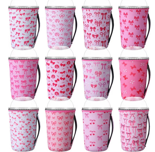 Neoprene Drink Sleeves - Bows