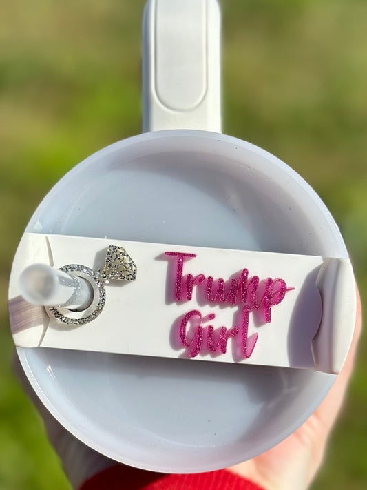 Custom nameplate tumbler Topper