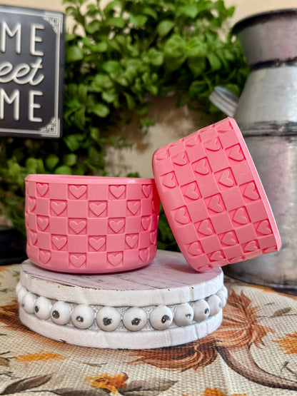 Tumbler Boot - Pink Hearts