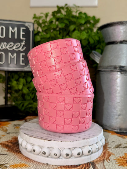 Tumbler Boot - Pink Hearts