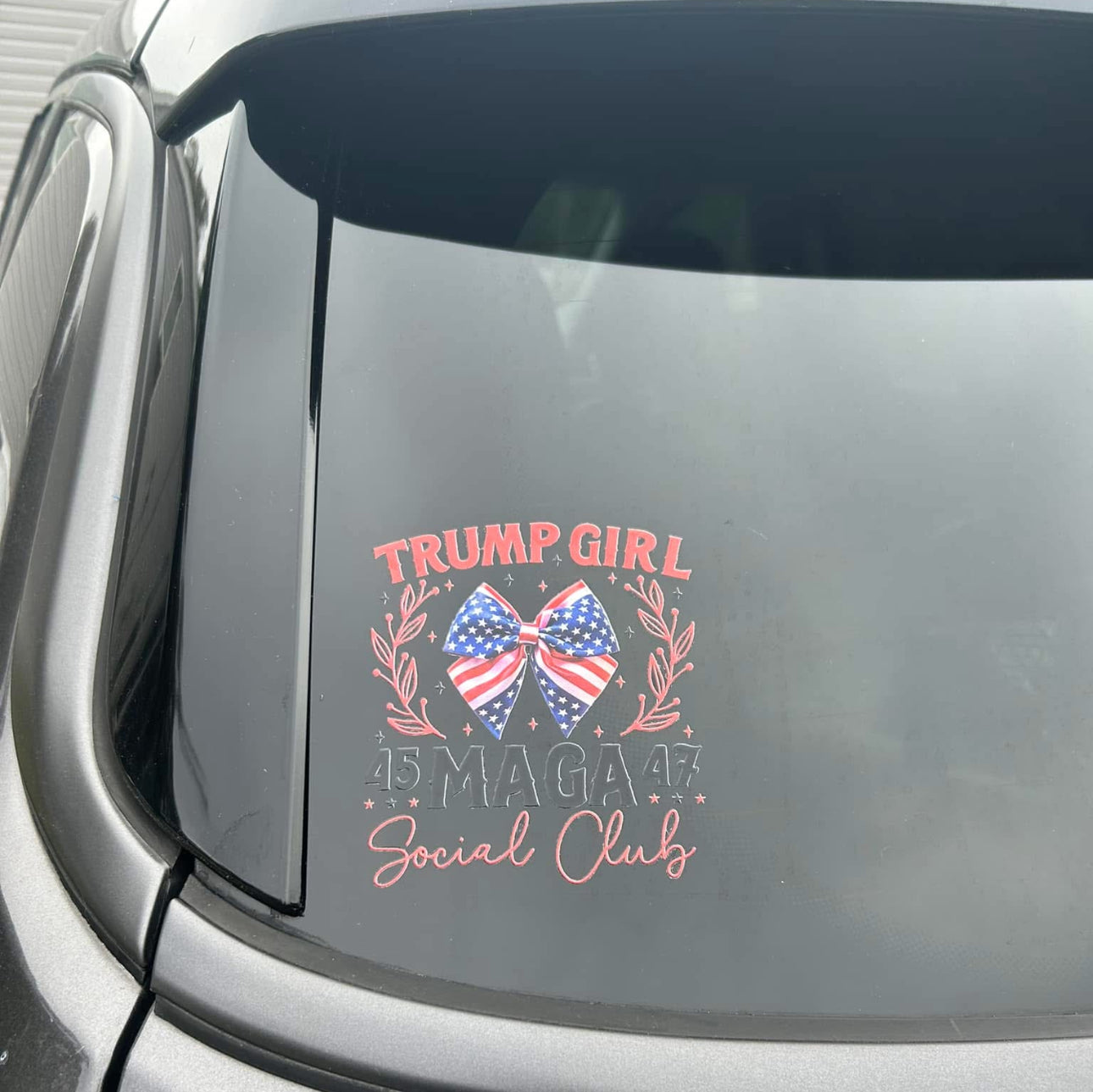 TRUMP GIRL Decal