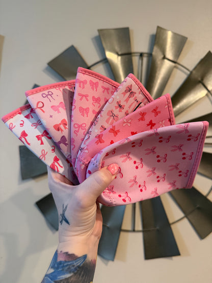 Neoprene Drink Sleeves - Bows