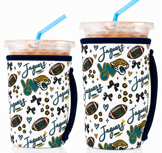 Neoprene Drink Sleeves - Football (Pre-Order)