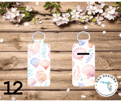 Neoprene Chapstick Keychain